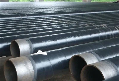 Tubería de acero al carbono con recubrimiento de polvo epoxi