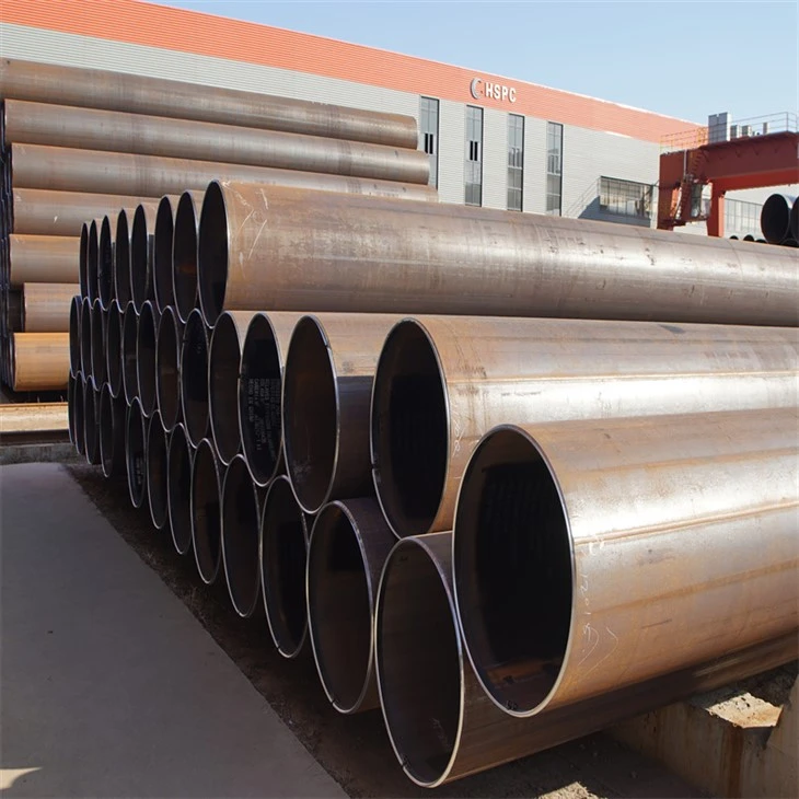 Tubería de acero soldada con arco sumergido de costura recta estructural